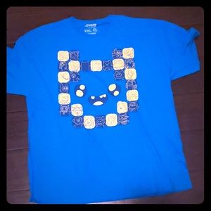 Blue Adventure Time Shirt 2xl lootwear exclusive